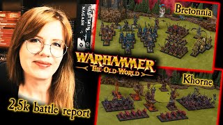 Warhammer The Old World | Battle Report | Bretonnia vs Daemons 2500 pts