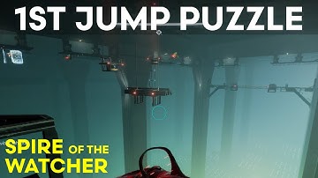 SPIRE OF THE WATCHER 1ST JUMP PUZZLE - SPIRE OF THE WATCHER DUNGEON - S19 - Destiny 2