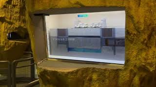 The Metro Museum, featuring transparent interactive screens that explain the construction