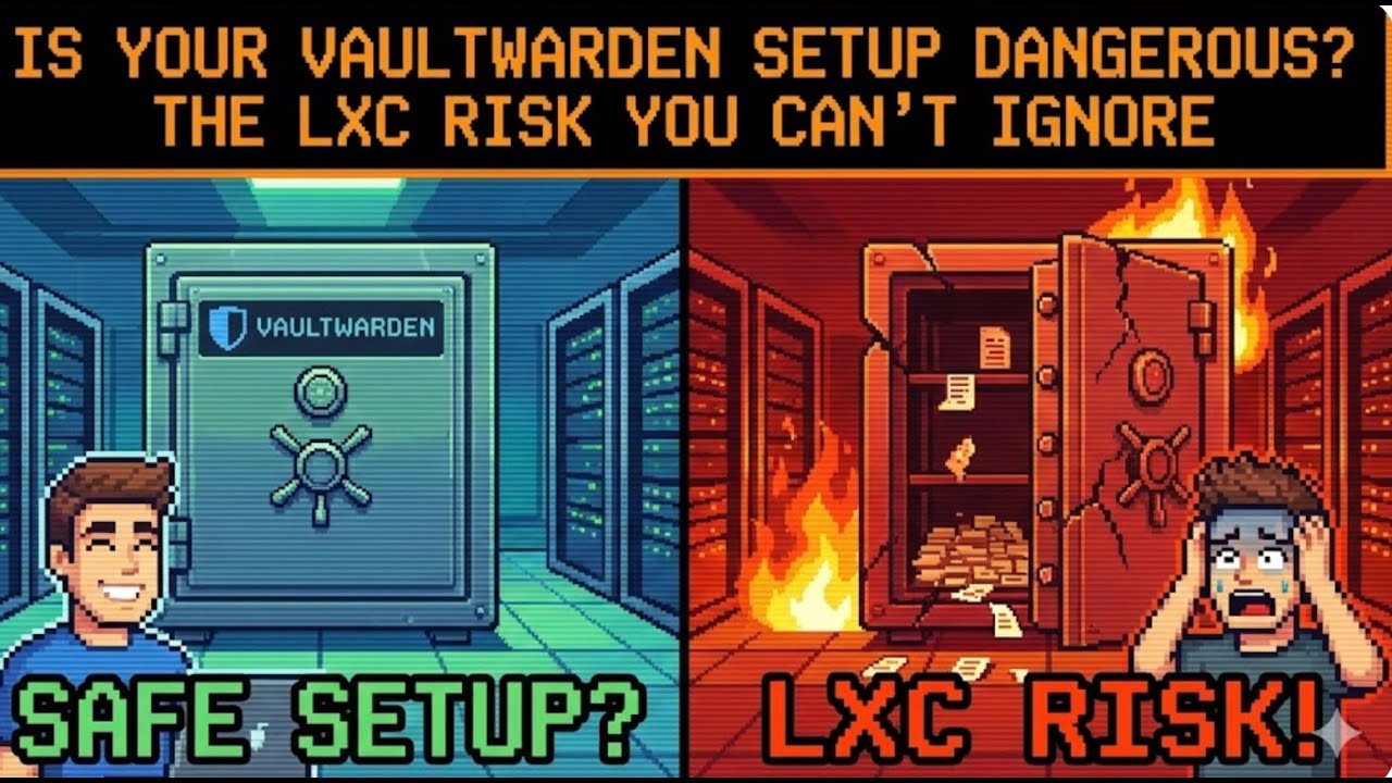 Is Your Vaultwarden Setup Dangerous? The LXC Risk You Can't Ignore