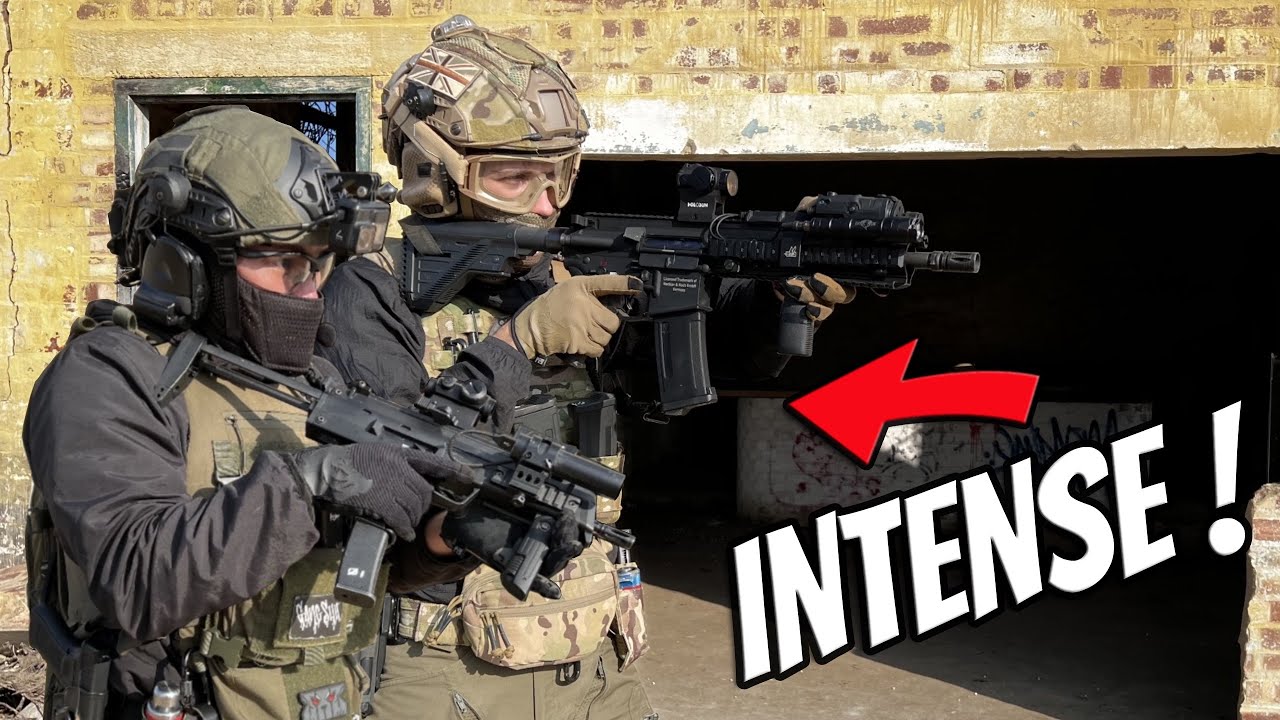 Airsoft Assault Team DOMINATES in CQB (Intense GBBR Gameplay)