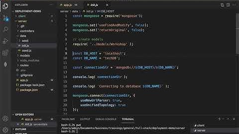 Step 6 - Setting up environment variables for the backend app