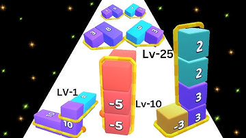 Band Cubes 3D 2048- Numberblock #gameparkarea #numberblocks #mathgames #asmrgameplay