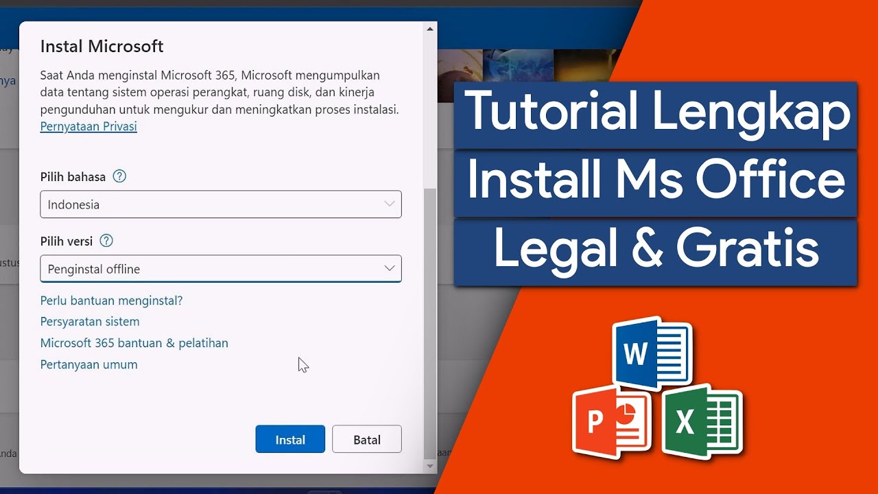 Cara Download dan Install Microsoft Office - YouTube