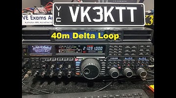 My  40m Delta loop ham radio antenna de vk3ktt