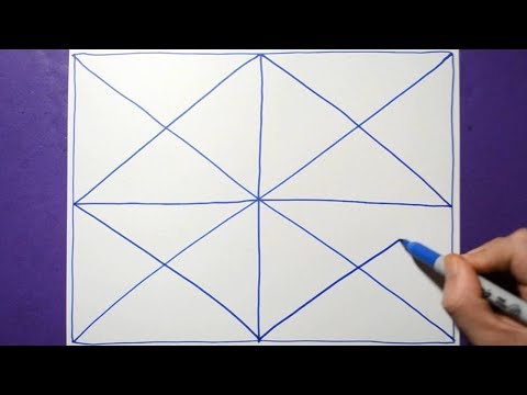 Satisfying Abstract Drawing / Line Illusion / Daily Art Therapy / Doodle Pattern / Day #07