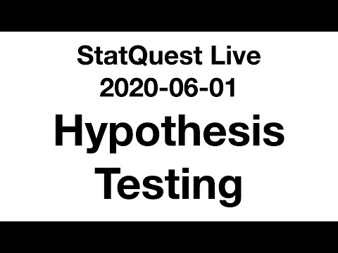 Live 2020-06-01!!! Hypothesis Testing thumbnail