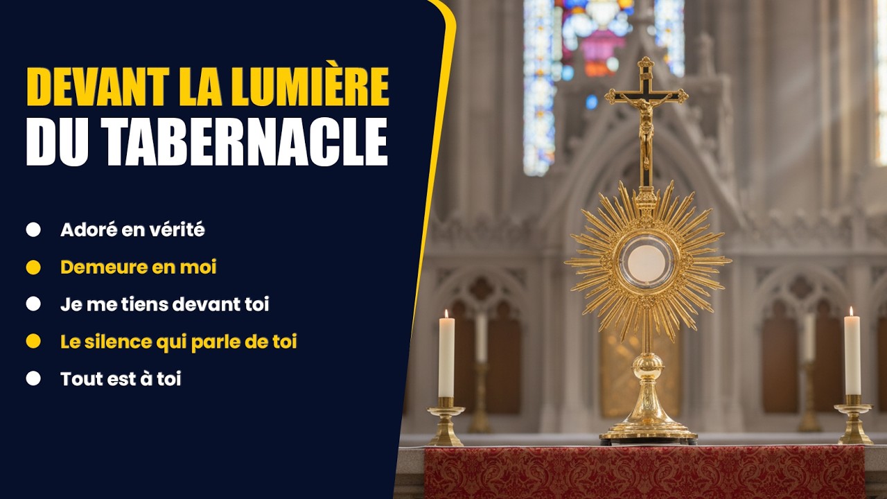 DEVANT LA LUMIÈRE DU TABERNACLE | ADORATION EUCHARISTIQUE