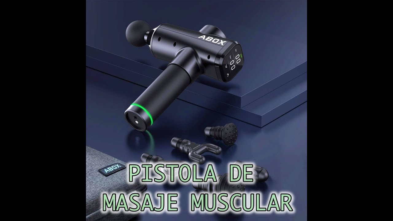 PISTOLA DE MASAJE MUSCULAR ABOX MG 009