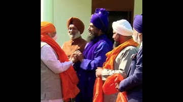 PM Modi with Sant Samaj and Sikh Community #shorts