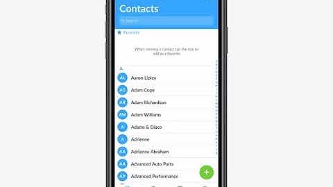 Telesystem MaX UC - Mobile Navigating Through Your Contacts