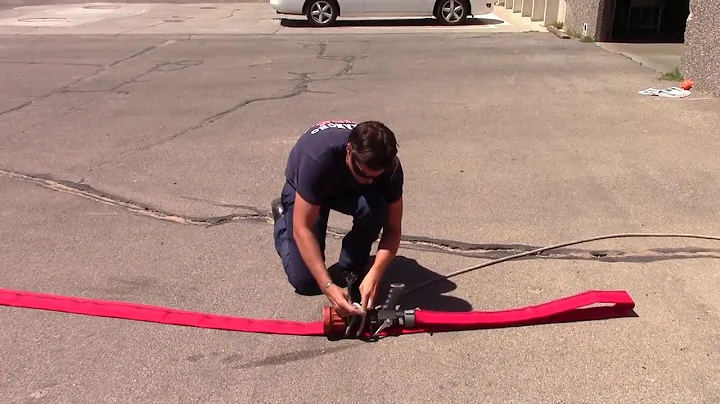 Skill Drill 9-20:  Hoisting an uncharged hose line