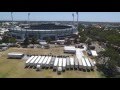 AC/DC set up - Domain Stadium