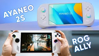 AYANEO 2S vs Asus ROG ALLY - Best AMD Handhelds Compared!