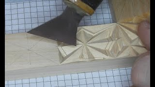 Геометрическая 3d резьба #1 / 3d Wood Carving
