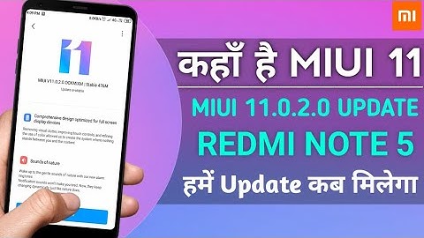 REDMI NOTE 5 MIUI STABLE UPDATE | REDMI NOTE 5 MIUI 11.0.1.0 STABLE UPDATE | REDMI NOTE 5 MIUI 11