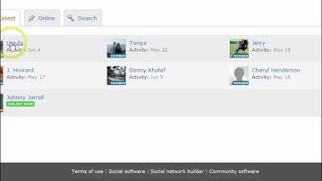 Adding friends in Oxwall (No audio)