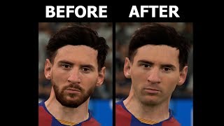 [FIFA 20 MOD] Messi no beard + new hair texture