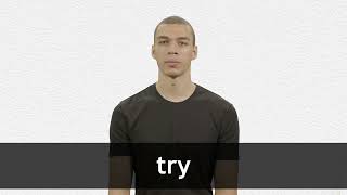 How to pronounce TRY in American English