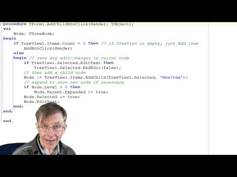 TTreeNodes and how to use them with Delphi