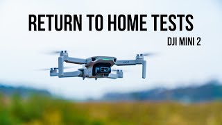 DJI Mini 2 Return to Home tests