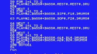 Video thumbnail of "MSX-BASIC music"