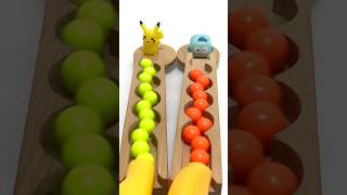 【Drop Challenge】Pokémon 🆚 Sanrio ⭐ Last One Standing! #marblerun #battle #toys