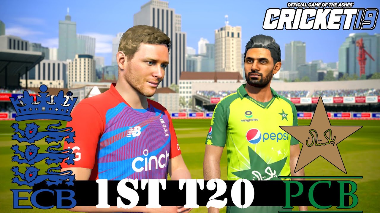 England vs Pakistan 1st T20 Match 2021 - Cricket 19 Gameplay 1080P 60FPS