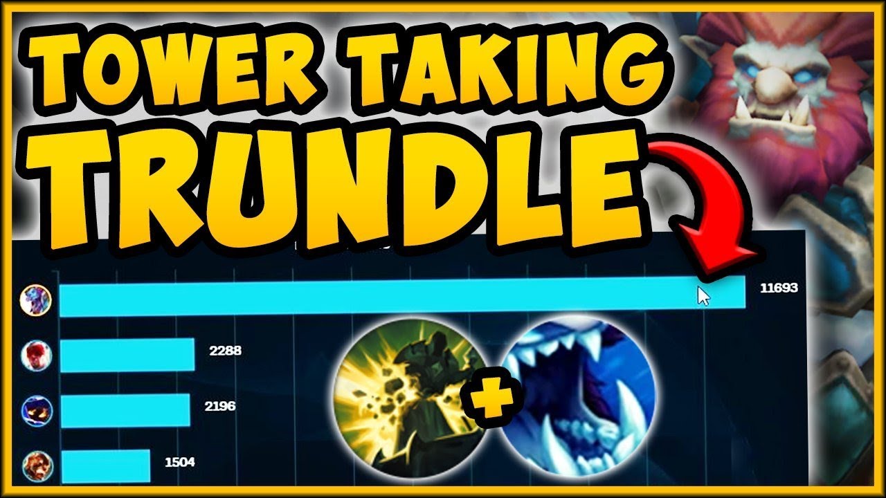 TOWER TAKING TRUNDLE! FASTEST TOWER TAKING BUILD POSSIBLE?? TRUNDLE