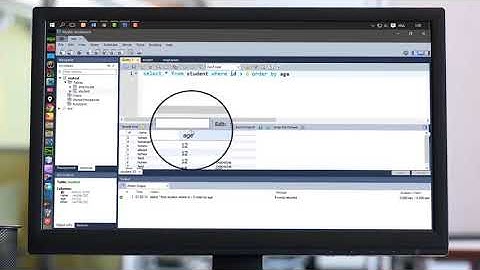 الدرس23 MYSQL انشاء قواعد البيانات   استخراج البيانات مرتبة من قاعدة البيانات ORDER BY