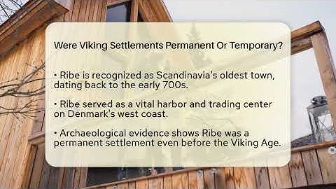 Were Viking Settlements Permanent Or Temporary? - Unmapping Scandinavia