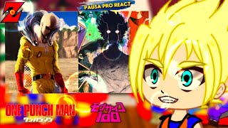 👊Past Dragon Ball Reacts To Saitama And Mob Psycho || 🇧🇷🇺🇲 Gacha