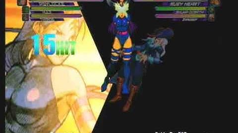 MvC2: Psylocke/Hulk 100% Sequence