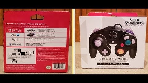 NINTENDO GameCube Controller SUper SMash BROTHers UlTiMate Edition Unboxing