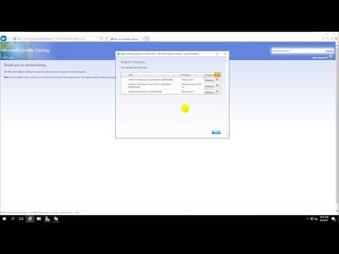Fix Error : Do not run Browser when Import the hotfix into WSUS server 2016