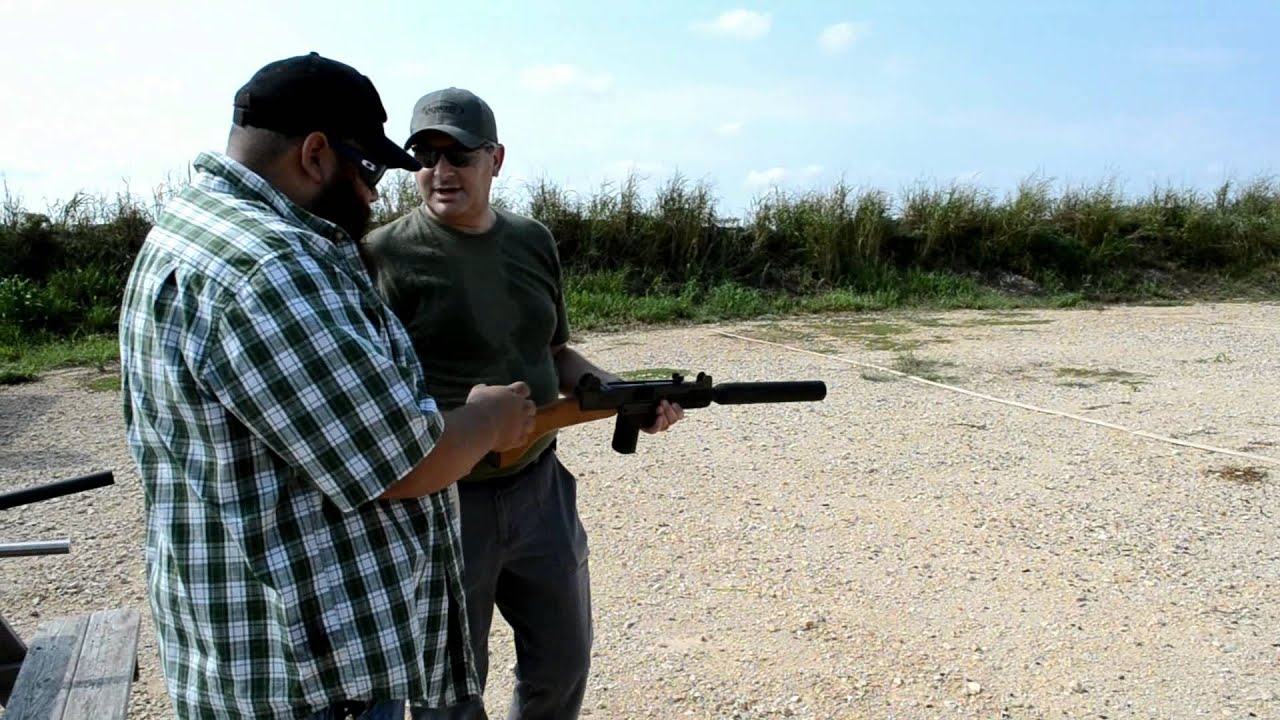 Shooting Open Bolt Uzi with the Liberty UZI LS Suppressor YouTube