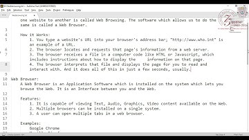 Web Browsing | PG DEPT. of CS & IT | Doaba College Jalandhar