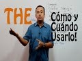 CURSO DE INGLES - Leccion 1 - Cómo usar el ARTÍCULO DEFINIDO THE