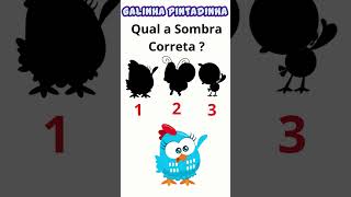 Baralho - Jogo Das Sombras Galinha Pintadinha