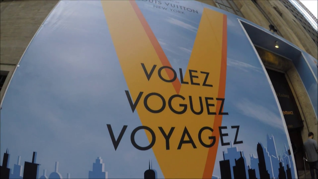 Louis Vuitton New York Volez, Voguez, Voyagez Exhibition