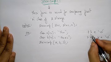 string library functions in c | strncmp | strrev | strstr | Simple Program | C Programming | Lec-56