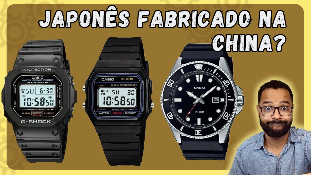 Relógio Casio Japonês feito na China: isso muda a qualidade? Suiço Chinês ?| Ezequias Relojoeiro