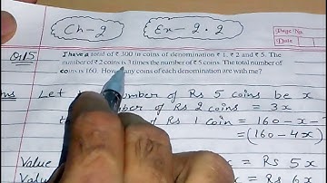 Q 15, Ex 2.2 -  linear equations in one variable - Chapter 2  - maths class 8th - NCERT