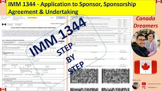 IMM 1344 - Application to Sponsor, Sponsorship Agreement And Undertaking screenshot 5