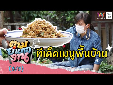 เมนูพื้นบ้านจานเด็ด กระราง-กะปิคั่ว-แกงป่าว่านม่วง | ตามอำเภอจาน | 25 ธ.ค.64 (3/3)