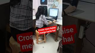 Excel में Cross Merge कैसे करें? | Merge &amp; Center का पूरा इस्तेमाल सीखिए#mergerows #excel #sheet