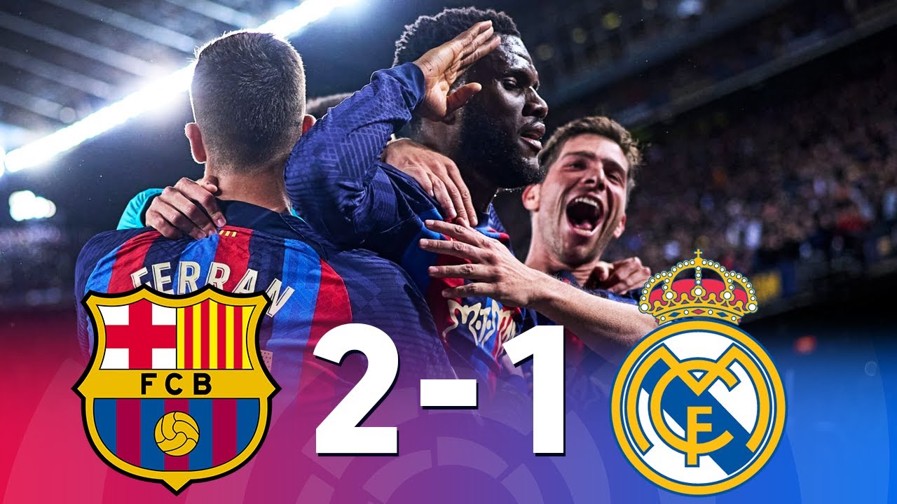 Barcelona vs Real Madrid 2-1, El Clasico, La Liga 2023 - MATCH REVIEW