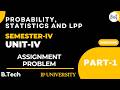 Assignment Problem | Unit 4 | Semester-4 | B.Tech IP University | Part-1 | Important Question