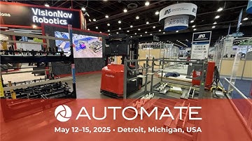 Automate 2025 Live Demos - Autonomous Cage + Tote Stacking, Double Fork Trailer Loading and More!