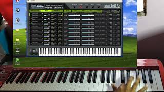Como programar el sonido vibes en KORG M1 cumbia chicha
